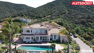 LETSDOEIT - Brandi Love, Olivia Austin - Two Naughty Busty MILFs Share A Hard Shaft And Get Their Pussies Banged Hard In Hot 3way At The Villa Free Premium