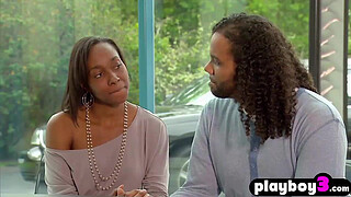 Black swinger couple fucks with other swinger couples