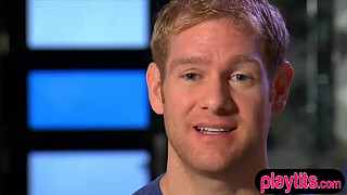 Everyday amateur couple as first time swingers