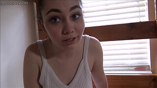 Little Step Sister Asks to Be Impregnated by StepBrother