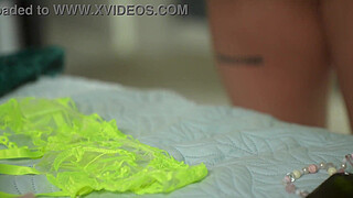 Pretty & Raw BTS - Latina Diamond Franco Teases In Pink Lingerie Before Hardcore Scene