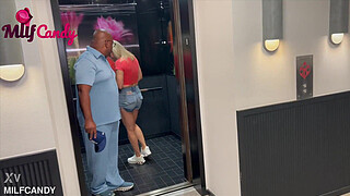 Trailer Hotwife Sadie Rose crossed paths with MrFlourish coming into the elevator and both of them made sexy comments on each others attire. Later on the rooftop she walked past him and gave him a soft touch