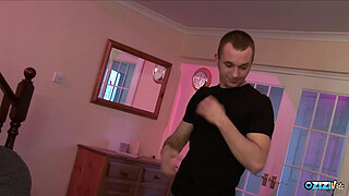 Two busty blondes milfs enjoy a 3way with a big dicked guy anal sex included