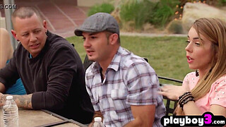 Crazy couple tried something new with other swingers