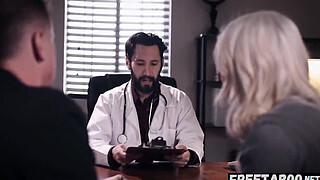 Cuckold Watches His Hot Wife Being Creampied By Doctor - Eric Masterson, Kenzie Taylor & Tommy