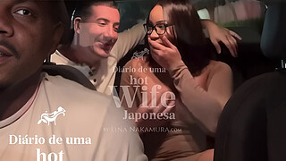 Hot Asian wife offered by cuckold husband as payment for Uber