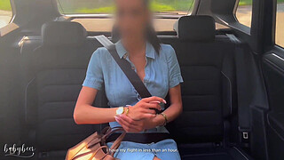 Huge Boobs Girl Can’t Pay Taxi, Ends Up Getting Destroyed & Gulping Down Cum
