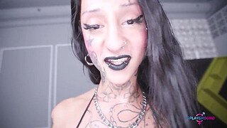 Horny big boobies tranny rough anal pleasure