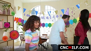Stepdaughter's Intervention: Freeuse Therapy for Her Gooning Stepdad - cncmilf