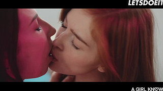 European Beauties Violetta & Jia Lissa Enjoy Intimate Moments In Hot Lesbian Action - A GIRL KNOWS