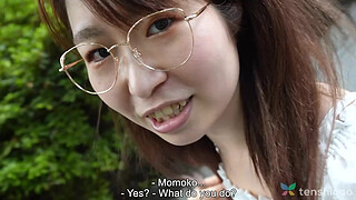 Office worker Miss Momoko Azuma in her first adult video