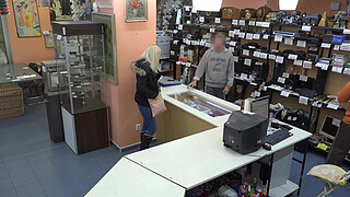 Czech Pawn Shop - Young Girl Likes to Swallow