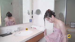 ModelMedia Asia-Lustful Cafe - Busty Clerk-Li Yun Xi-MDWP-0019-Best Original Asia Porn Video