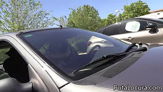 PutaLocura - Torbe catches Paulita Moldes to fuck in the car