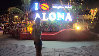 Amateurs enjoy fire show and sex at home