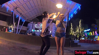 Amateurs enjoy fire show and sex at home