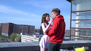 StepBrother and StepSister Hid on the Roof until Parents See