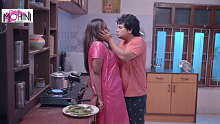 Indian beautiful milf stepmom get fucked by young amateur stepson in kitchen real amateur hardcore doggy style full Hindi audio