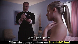 Blonde Stepdaughter With Tattoo Enjoys Fucking - Spanish Sub