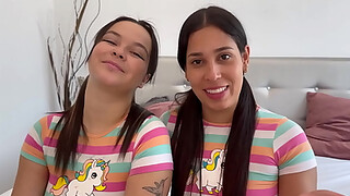 PutaLocura - Two Colombian beauties Melisa Tetona and Natalie swallow all of Torbe's cum