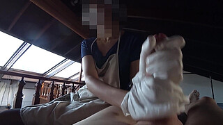 HOTEL MAID ADVENTURE: I was caught jerking off