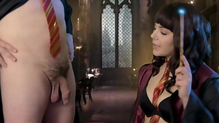 HOGWARTS SEX LEGACY with Harry Potter and his magic wand