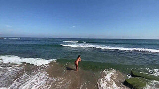 Pov! Best sex with friend's mom! I fuck both on the beach and in the hotel!