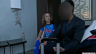 An Italian Fan From Napoli Cheats On Her Boyfriend And Agrees To Get Her Booty Pounded To Apologize !!!