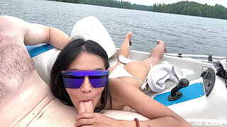 Barely Legal Asian Bitch Wants More Than Just A Boat Ride