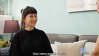 Japanese Teen Han Yan Gets Interviewed And Fucked Deeply