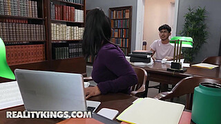 REALITY KINGS - Christina Savoy, Diego Perez - Goofing Off In A Library -15-30 min