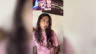 Petite Indian reacts to LITHICA THE SUCCUBUS