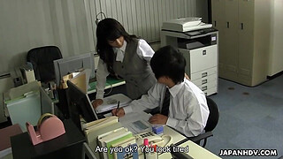 Lovely Office Lady Is Very Friendly All Day - Chiharu Nakai