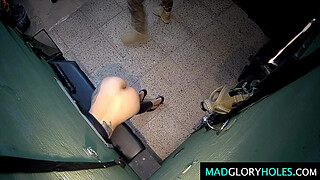 Sexy Brunette Changing BF For Two Foreign Guys