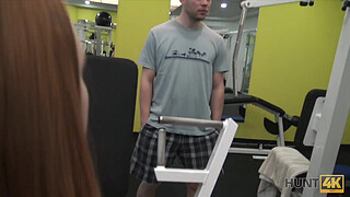 Man For Money Let Stranger Fuck His Slutty Girlfriend In Gym