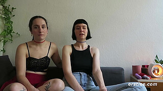 Ersties - Lesbische Modedesignerinnen aus Berlin fingern und lecken sich gegenseitig