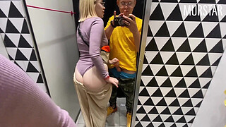 Got cum in mouth in fitting room || Murstar