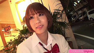 Aika Saeki's Horny Student Pussy Gets Pounded By A Horny Agent!