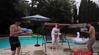 Mylfex - Mom Enjoys One of her Last Days with Stepsons