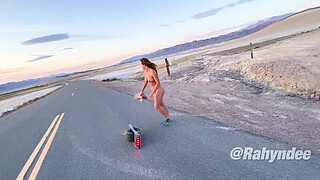 Rahyndee Desert One Wheel Cruising Naked