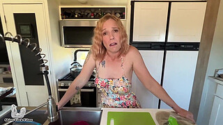 Helping My Stepmom's Holiday Stress - Jane Cane, Shiny Dick Films