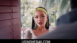 UsingHer4k - FreeUse Little Asian Teen Step-Daughter Is A Fuck Toy For Debt - Paisley Paige, Peter Green