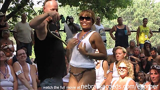 Amateur Wet Tshirt Contest At Nudes A Poppin Festival Indiana