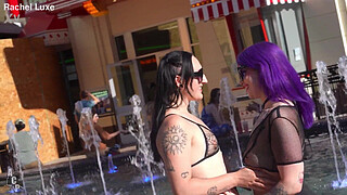 Goth pawg sluts public fucking & eating arse