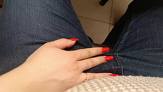 Touched each other in the Restaurant