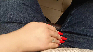 Touched each other in the Restaurant