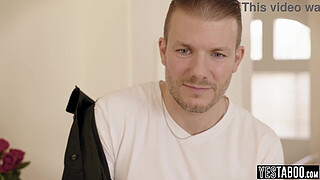 Mature MILF stepmom seduces big shaft stepson in law and fucks him