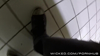 Wicked - Couple has sex in public bathroom