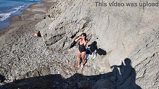 Milf is Shocked! She had to Suck&Fucks on the Beach!1