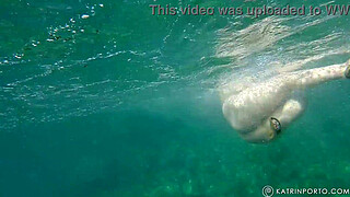 BBW with hairy bush and big butt nude in public